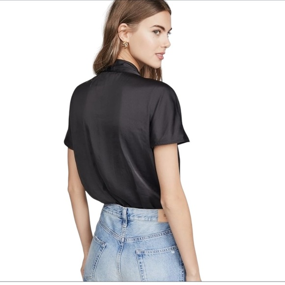 Revolve Paige Dijon thong satin bodysuit NWT - Picture 6 of 12